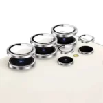 Blueo Camera Lense Protector 9H Aluminium Ring for Samsung Galaxy S24 Ultra (Titanium Grey)