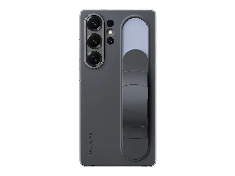 Galaxy-S25-Ultra-Standing-Grip-Case-Black-Gray-1.webp Galaxy S25 Ultra Standing Grip Case, Black & Gray - Image 1