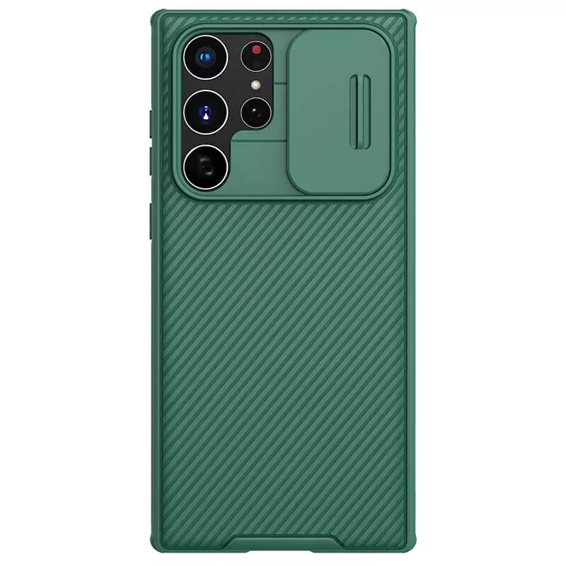 Nillkin-CamShield-Pro-cover-case-for-Samsung-Galaxy-S22-Ultra-1.webp Nillkin CamShield Pro Cover Case for Samsung Galaxy S22 Ultra - Green - Image 1