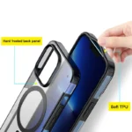 Wlons MagSafe Wireless Charger Shockproof Protection Frosted Matte Case for iPhone 13 / 13 Pro / 13 Pro Max - Image 3
