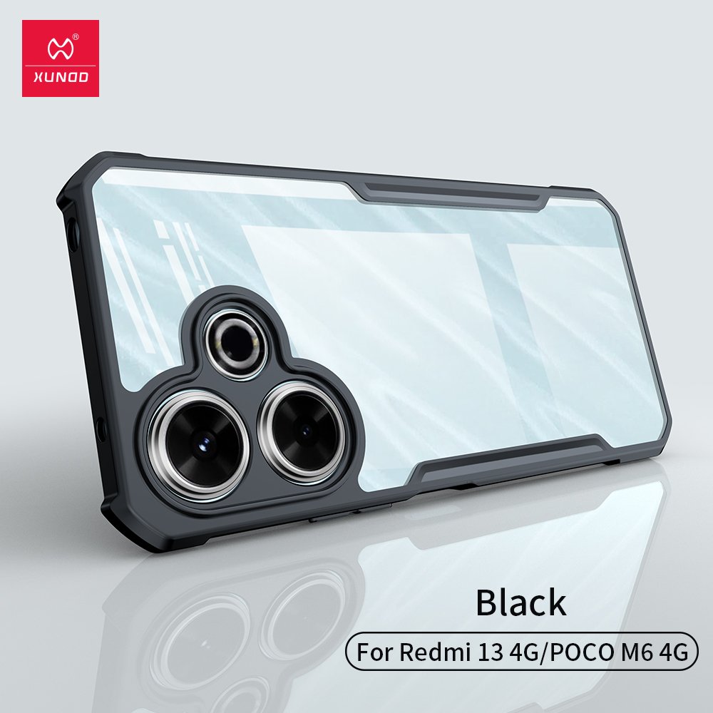 XUNDD-Beatle-Series-Phone-Case-For-Redmi-13-4G-POCO-M6-4G.jpg XUNDD Beatle Series Phone Case For Redmi 13 4G / POCO M6 4G - Image 1