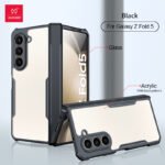 Xundd Airbag Anti-drop Camera Protect Transparent Foldable Case With Glass For Samsung Galaxy Z Fold 5
