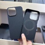YTF Magnetic Genuine Carbon Fiber Aramid Case for iPhone 15 Pro Max & iPhone 15 Pro