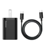 Baseus Super Si 25W Quick Charger 1C With Cable Type-C to Type-C