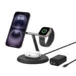 Belkin BoostCharge Pro 3-in-1 Magnetic Wireless Charging Stand with Qi2 15W