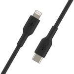 Belkin BoostCharge USB-C to USB-C & Lightning Cable (1m / 3.3ft, Black)
