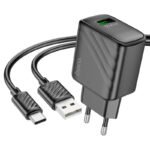 Hoco CS21A 18W EU Wall Charger With Cable