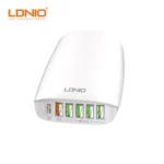 LDNIO A6573C Custom 65W 6 Port USB Wall Charger Smart Quick Travel Adapter