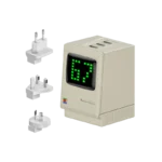 SHARGE Retro 67w USB C Power Display 3-Port Fast GaN Foldable Charger