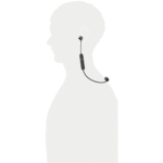 Sony WI-C300 Wireless In-Ear Headphones, Black - Image 2