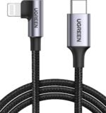 UGREEN MFi Certification Lightning Cable - 90 Degree USB C to Lightning Cable 6FT - Image 3