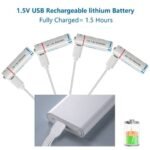 AIVR USB-C Rechargeable Batteries (4 pcs) AAA & AA - Image 3