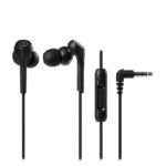 Audio Technica ATH-CKS550XiS BK SOLID BASS Hi-Res Audio In-Ear Headphones - Image 2