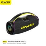 Awei KA16 60W Portable Outdoor Wireless Speaker (Output with Dynamic RGB Light Effect)