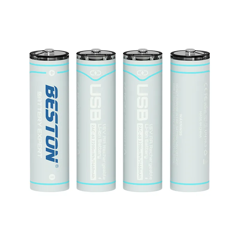 BESTON-2200mWh-AA-USB-C-Battery-4-Pcs.webp BESTON 2200mWh AA USB-C Rechargeable Batteries (4 Pcs) - Image 1