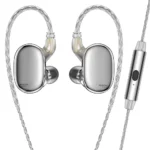 BLON BL-MAX Earphone Hifi Composite Dual Dynamic Drivers 10mm Carbon Diaphragm 6mm Lightweight Diaphragm 0.78mm 2pin Cable