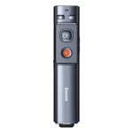 Baseus Orange Dot Wireless Presenter (Green Laser) (Charging) Grey