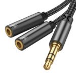 JOYROOM SY-A04 Male To 2-Female Y-Splitter Audio Headphone Cable
