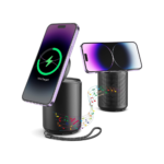 JSAUX 3-in-1 Portable Magsafe Charger with Speaker
