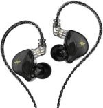 QKZ ZXT Wired Earphones 1 Dynamic HiFi Bass Earbuds in Ear Monitor Headphones Sport Noise Cancelling Headset with Microphone 2 Pin Detachable Cable - Image 2