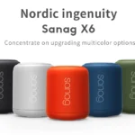 Sanag X6S wireless Bluetooth Speaker Bass Small Steel Cannon Outdoor Portable Waterproof subwoofer with 3D Digital TF Card