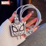 Spider Marvel Edition Charger Cover With Cable Protector For US-2Pin
