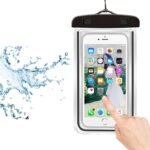 USAMS Waterproof Bag With light For Mobile Phones Underwater Pouch Case For Phone 6 Inch