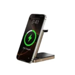 WiWU Wi-W038 Triple 15W 3-in-1 Magnetic Wireless Charging Station - Image 4