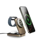 WiWU Wi-W038 Triple 15W 3-in-1 Magnetic Wireless Charging Station