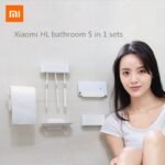 Xiaomi Mijia Bathroom 5 in 1 Sets For Soap Tooth Hook Storage Box and Phone Holder for Bathroom