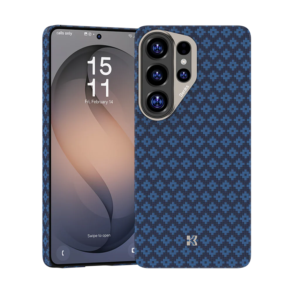 Benks-ArmorGrid-ArmorAir-Case-built-with-Kevlar®-for-Samsung-Galaxy-S26-Ultra-1.webp Benks ArmorGrid ArmorAir Case built with Kevlar® for Samsung Galaxy S26 Ultra (Blue Pattern) - Image 1