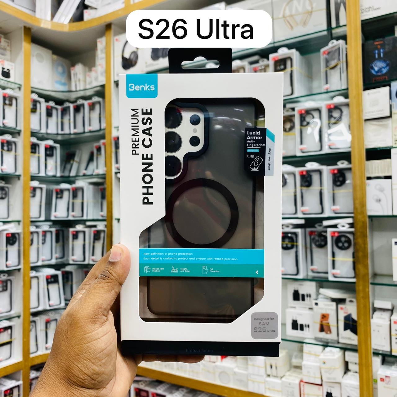 Benks-Lucid-Armor-Magnetic-Protective-Case-for-Samsung-S26-Ultra-Protection-Matte-Lightweight-Shockproof-Casing.jpeg Benks Lucid Armor Magnetic Protective Case for Samsung Galaxy S26 Ultra Protection Matte Lightweight Shockproof Casing - Image 1