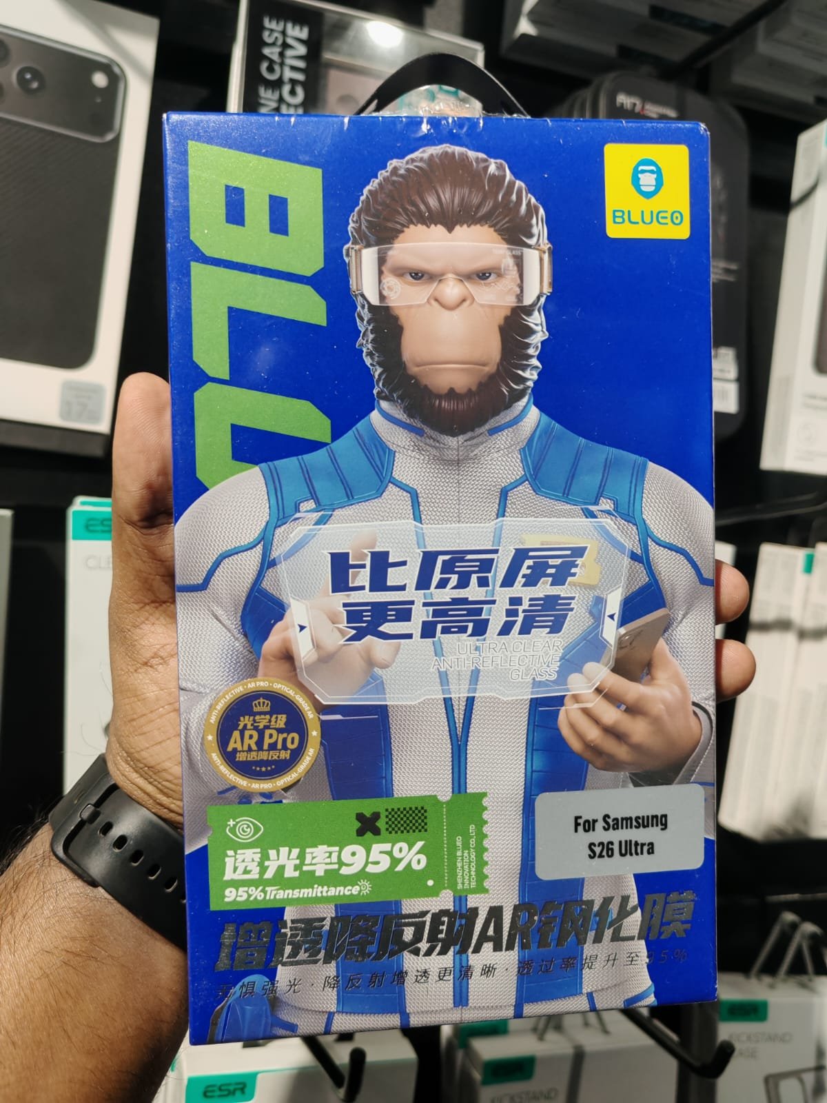 Blueo 2.5D AR Ultrathin Anti-Reflective HD Tempered Glass for Galaxy S26 Ultra Blueo 2.5D AR Ultrathin Anti-Reflective HD Tempered Glass for Galaxy S26 Ultra - Image 1